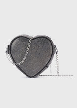 Lade das Bild in den Galerie-Viewer, Midi Heart Bag Crystal Black | Weat Studio