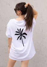 Lade das Bild in den Galerie-Viewer, Unisex & oversize T-Shirt "PALMTREE" | Schwarz & Weiss