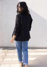 Lade das Bild in den Galerie-Viewer, Long Blazer "STOCKHOLM" | Schwarz