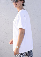 Lade das Bild in den Galerie-Viewer, Basic oversize T-Shirt | Weiß