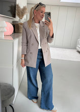 Lade das Bild in den Galerie-Viewer, Blazer "CELIN" | Grau & Beige