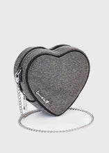 Lade das Bild in den Galerie-Viewer, Midi Heart Bag Crystal Black | Weat Studio