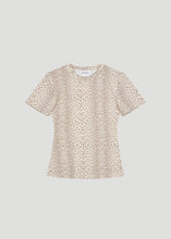 Lade das Bild in den Galerie-Viewer, Joy Slim Fit T-Shirt Micro Leo Beige | Oh April