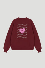 Lade das Bild in den Galerie-Viewer, OV Sweater Good Karma Wave Merlot | Oh April