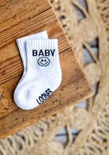 Lade das Bild in den Galerie-Viewer, Happy Baby Socken | Loones, Weiß