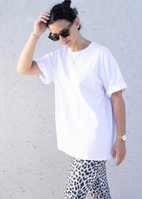 Lade das Bild in den Galerie-Viewer, Basic oversize T-Shirt | Weiß