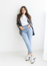 Lade das Bild in den Galerie-Viewer, Blazer "CELIN" | Grau & Beige