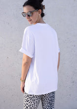 Lade das Bild in den Galerie-Viewer, Basic oversize T-Shirt | Weiß