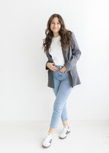 Lade das Bild in den Galerie-Viewer, Blazer "CELIN" | Grau & Beige