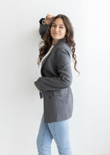 Lade das Bild in den Galerie-Viewer, Blazer "CELIN" | Grau & Beige