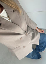Lade das Bild in den Galerie-Viewer, Blazer "CELIN" | Grau & Beige