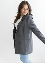 Lade das Bild in den Galerie-Viewer, Blazer "CELIN" | Grau & Beige