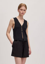 Lade das Bild in den Galerie-Viewer, Weste Rike in Schwarz | Edited