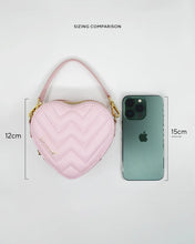 Lade das Bild in den Galerie-Viewer, Mini Heart Bag Blush | Weat Studio