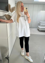 Lade das Bild in den Galerie-Viewer, Unisex & oversize T-Shirt "PALMTREE" | Schwarz & Weiss