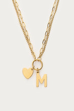 Lade das Bild in den Galerie-Viewer, Kette mit Buchstaben & Herz | My Jewellery