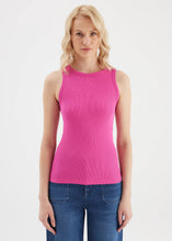 Lade das Bild in den Galerie-Viewer, LIV Halter Neck Tanktop Rose Violet | C.O.J
