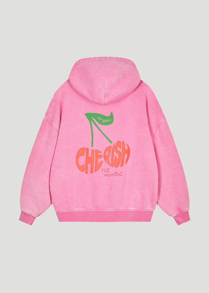 PRE-ORDER!!Boyfriend Hoodie Cherish | Fuchsia Acid
