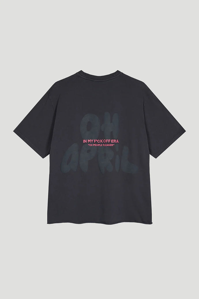 Boyfriend T-Shirt Era Dark Iron | OH APRIL