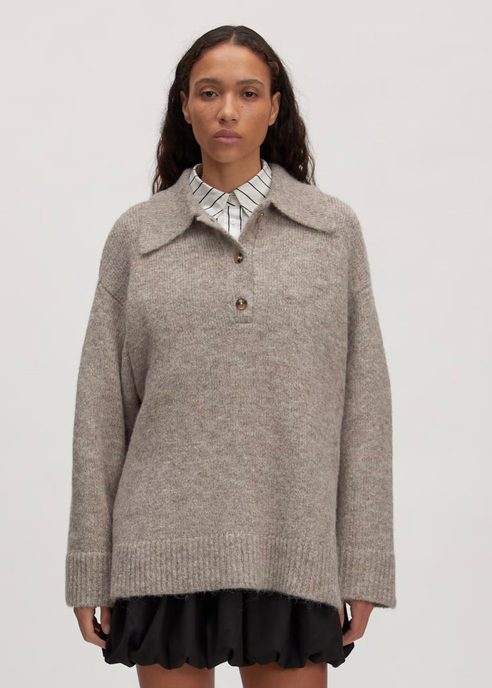 Laiani Jumper Taupe | Edited