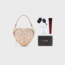 Lade das Bild in den Galerie-Viewer, Mini Heart Bag Metallic Rosé | Weat Studio

