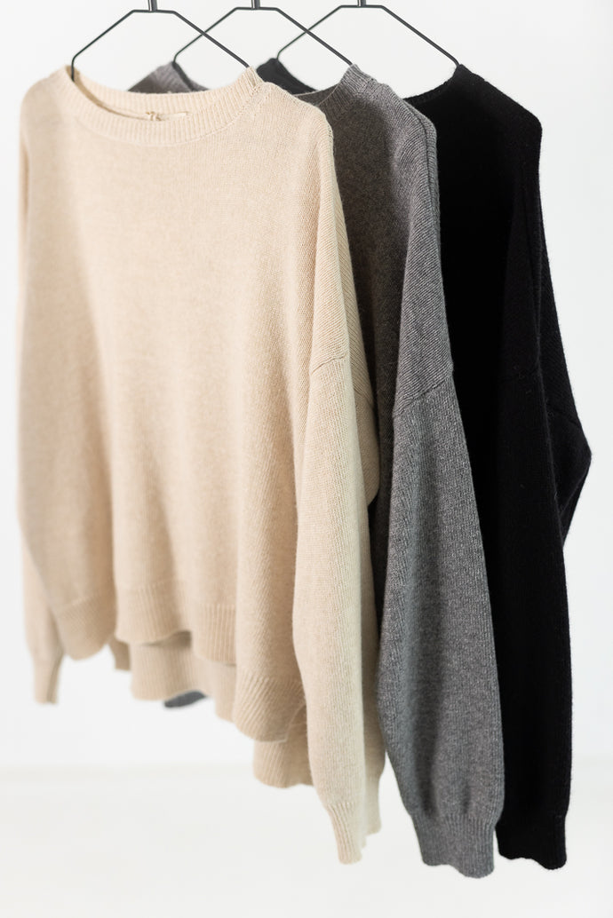 Basic Pullover Cashmere | 3 Farben