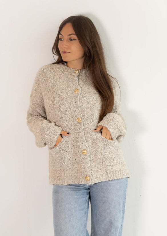 Bouclé Cardigan 