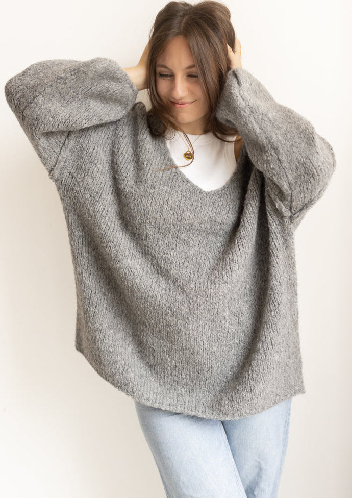 So Soft Pullover mit V-Ausschnitt | Zwei Farben