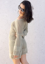 Lade das Bild in den Galerie-Viewer, Strickset &quot;PANAMA&quot; | Schwarz &amp; Pistazie
