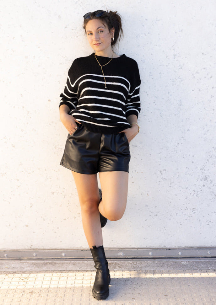 Kurzarm Pullover 
