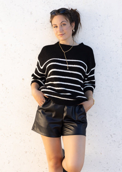 Vegane Ledershorts 