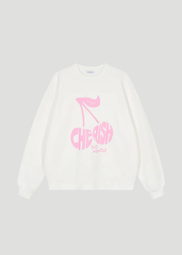 Oversized Sweater Cherish the Moment Pearl