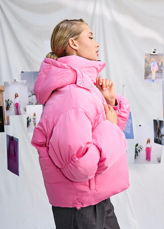 Nicky Puffer Jacket Candy/Truffle Leo | Oh April