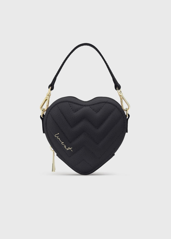 Mini Heart Bag Black | Weat Studio