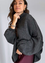 Lade das Bild in den Galerie-Viewer, Oversize So Soft Turtleneck Pullover | Dark Grey
