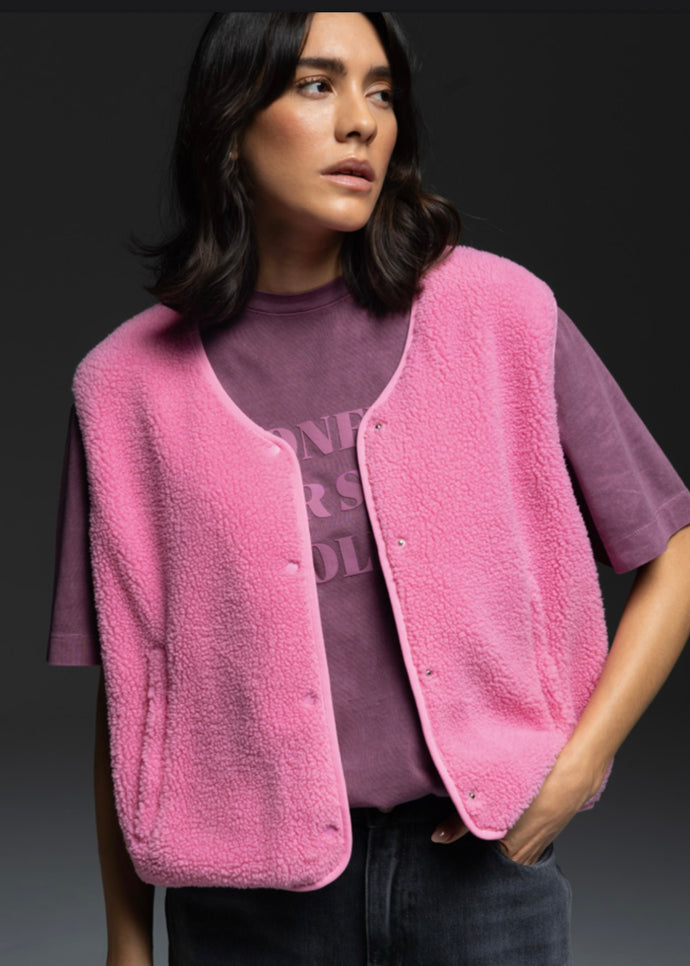 Teddyweste Pink | Senses.The Label