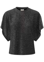Lade das Bild in den Galerie-Viewer, Loose Fit Glitzer T-Shirt Rebecca | Kaffe
