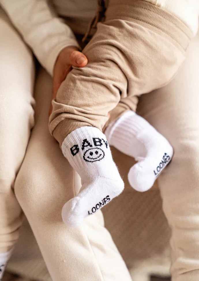 Happy Baby Socken | Loones, Weiß