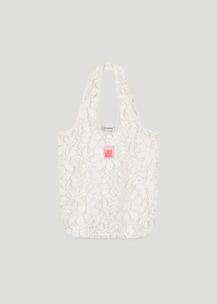 Atemoya Lace Bag | Off White