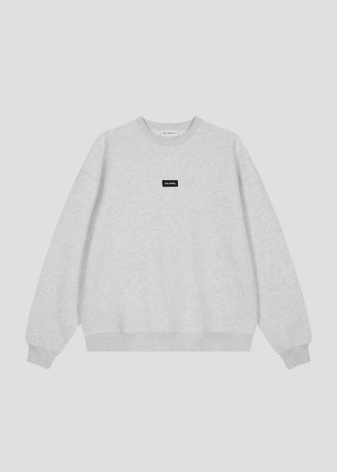 Oh April Unisex Oversized Sweater  | Grau