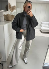 Lade das Bild in den Galerie-Viewer, Long Bomberjacke &quot;LONDON&quot; | Dark Grey
