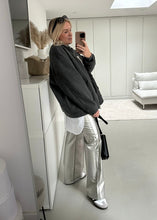 Lade das Bild in den Galerie-Viewer, Long Bomberjacke &quot;LONDON&quot; | Dark Grey
