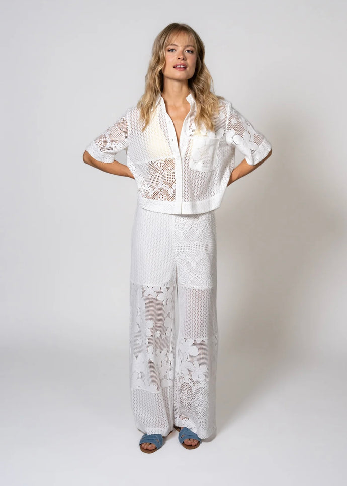 Ackee Lace Pants | Off White