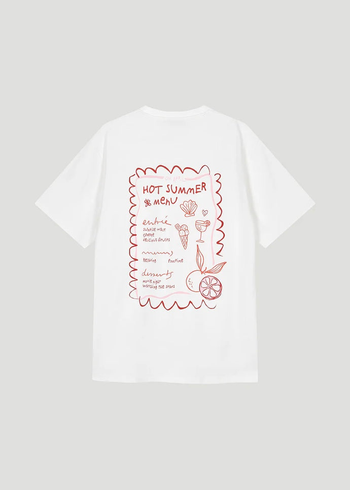 Boyfriend T-Shirt Hot Summer Menu | Pearl