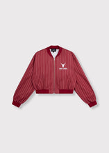 Lade das Bild in den Galerie-Viewer, Ladies Knitted Pinstripe Cropped Training Jacket | ALIX The Label
