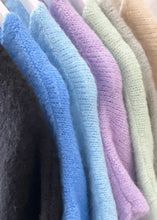 Lade das Bild in den Galerie-Viewer, Summer Kurzarm Cardigan mit Kid Mohair | versch. Farben
