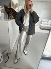 Lade das Bild in den Galerie-Viewer, Long Bomberjacke &quot;LONDON&quot; | Dark Grey
