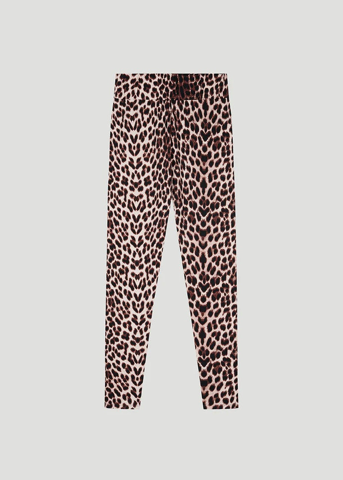 Rita Leggings Leo Cherrywood Print | Oh April