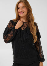 Lade das Bild in den Galerie-Viewer, Lace Bluse Kaace | Kaffe
