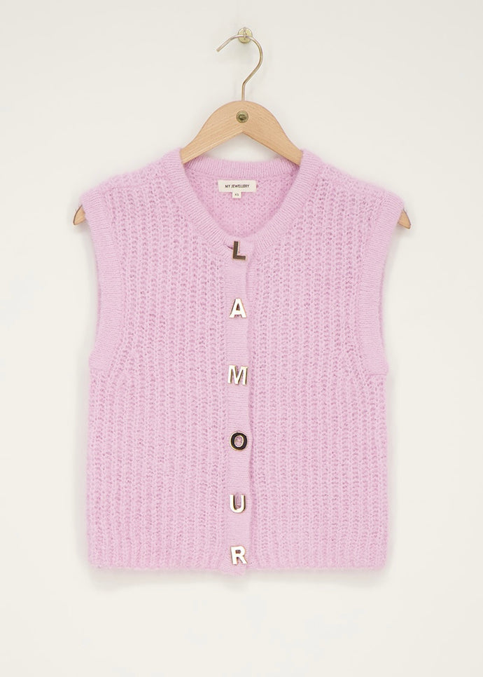 Strickweste LAMOUR | My Jewellery